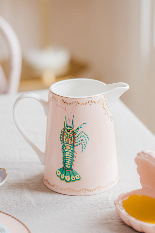 Lobster Design Tall Jug – Large Ceramic Jug, 18×12.5×16.5 cm