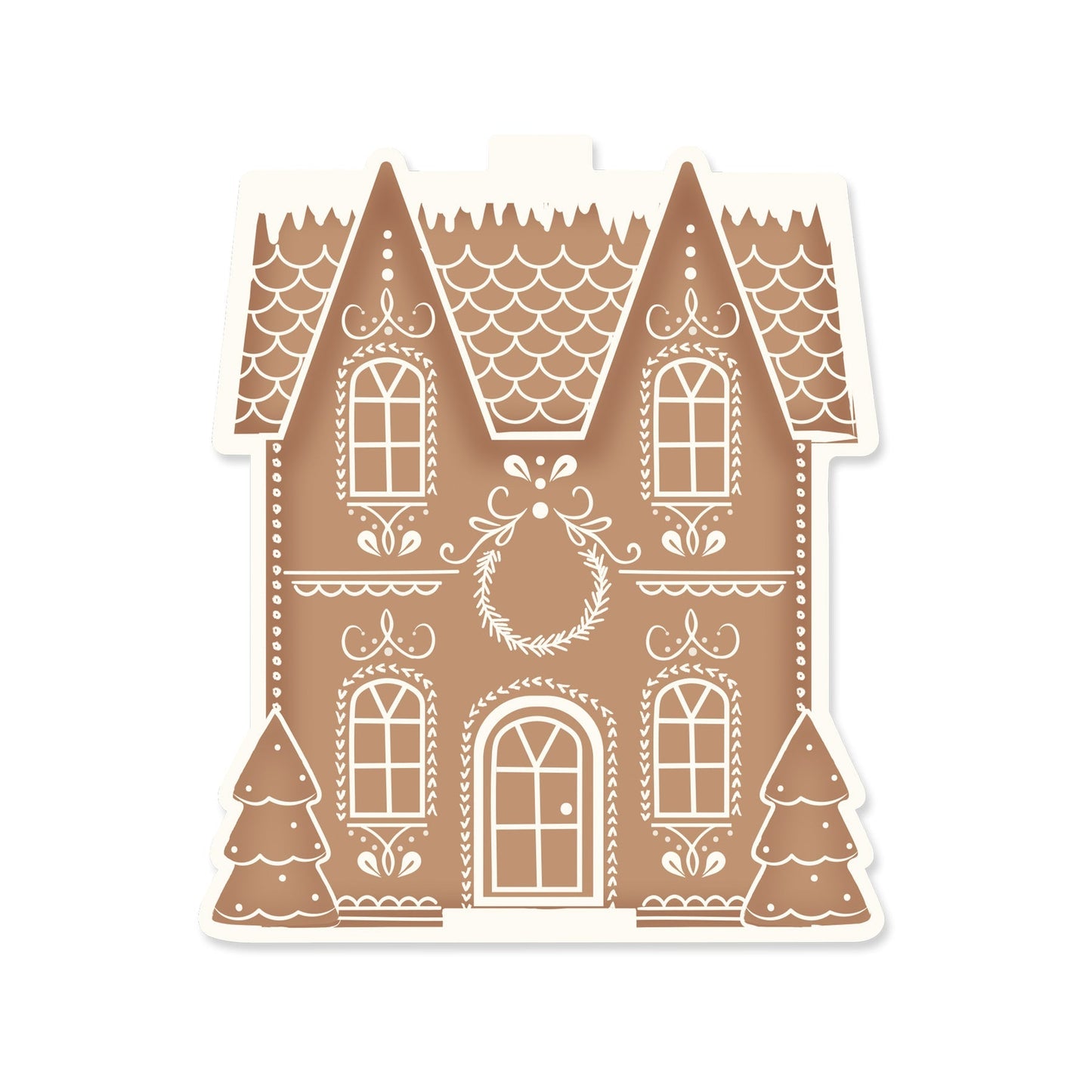 Gingerbread Mansion Holiday Tray