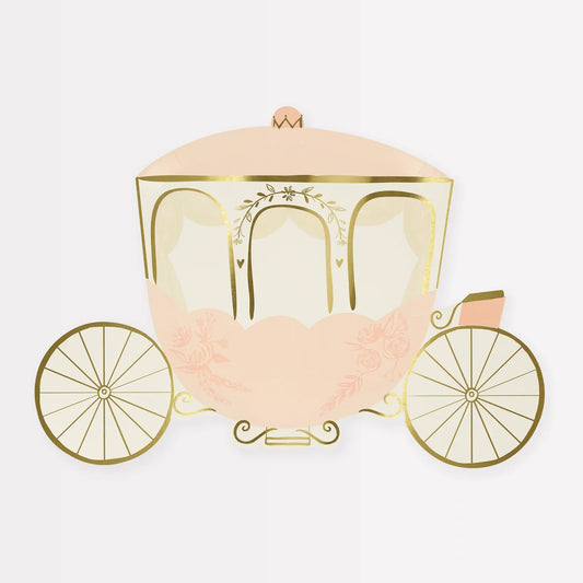 Princess Carriage Party Plates