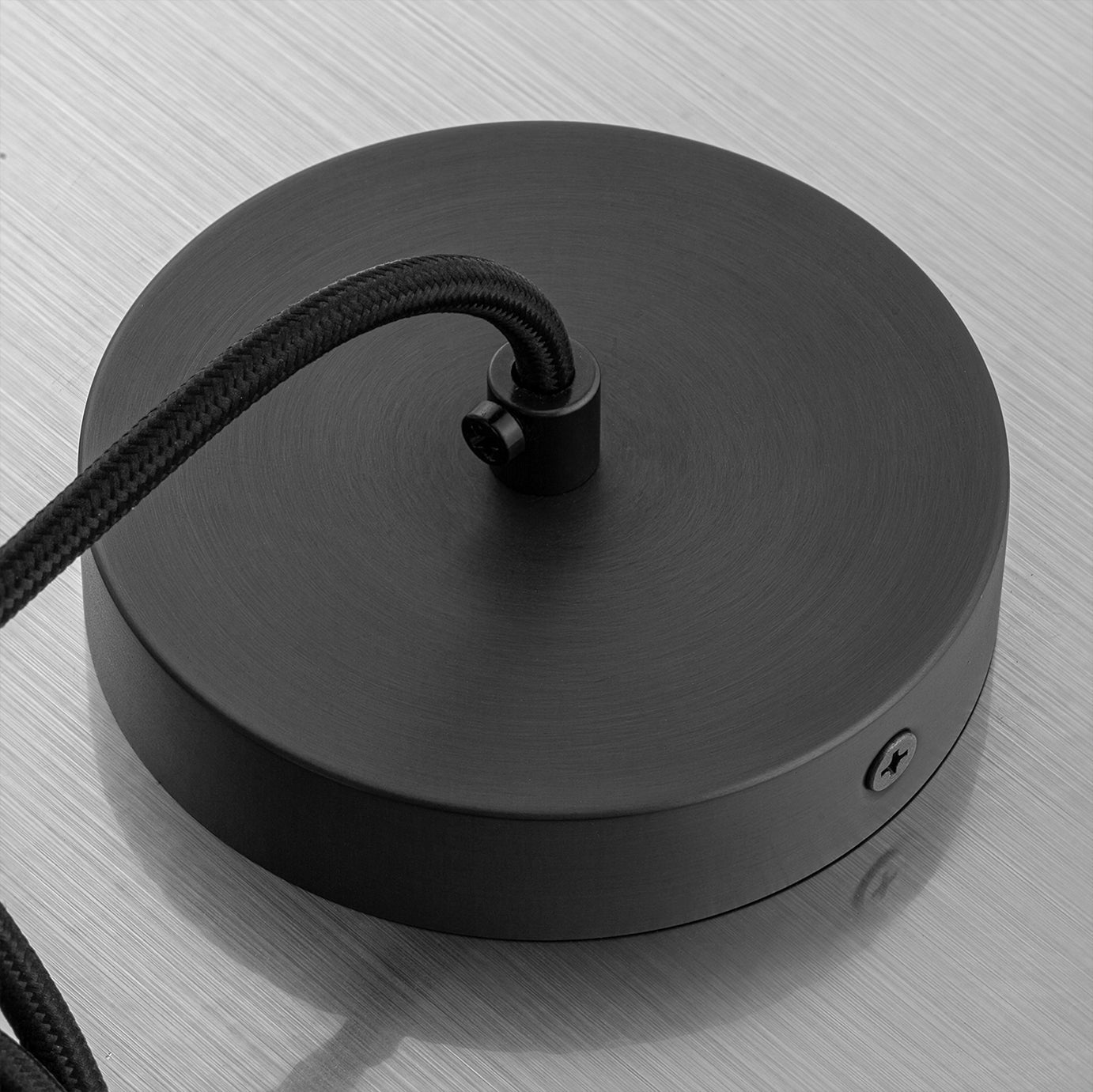 Pendant Ceiling Lamp – Iron and Alabaster Fixture, LED Compatible