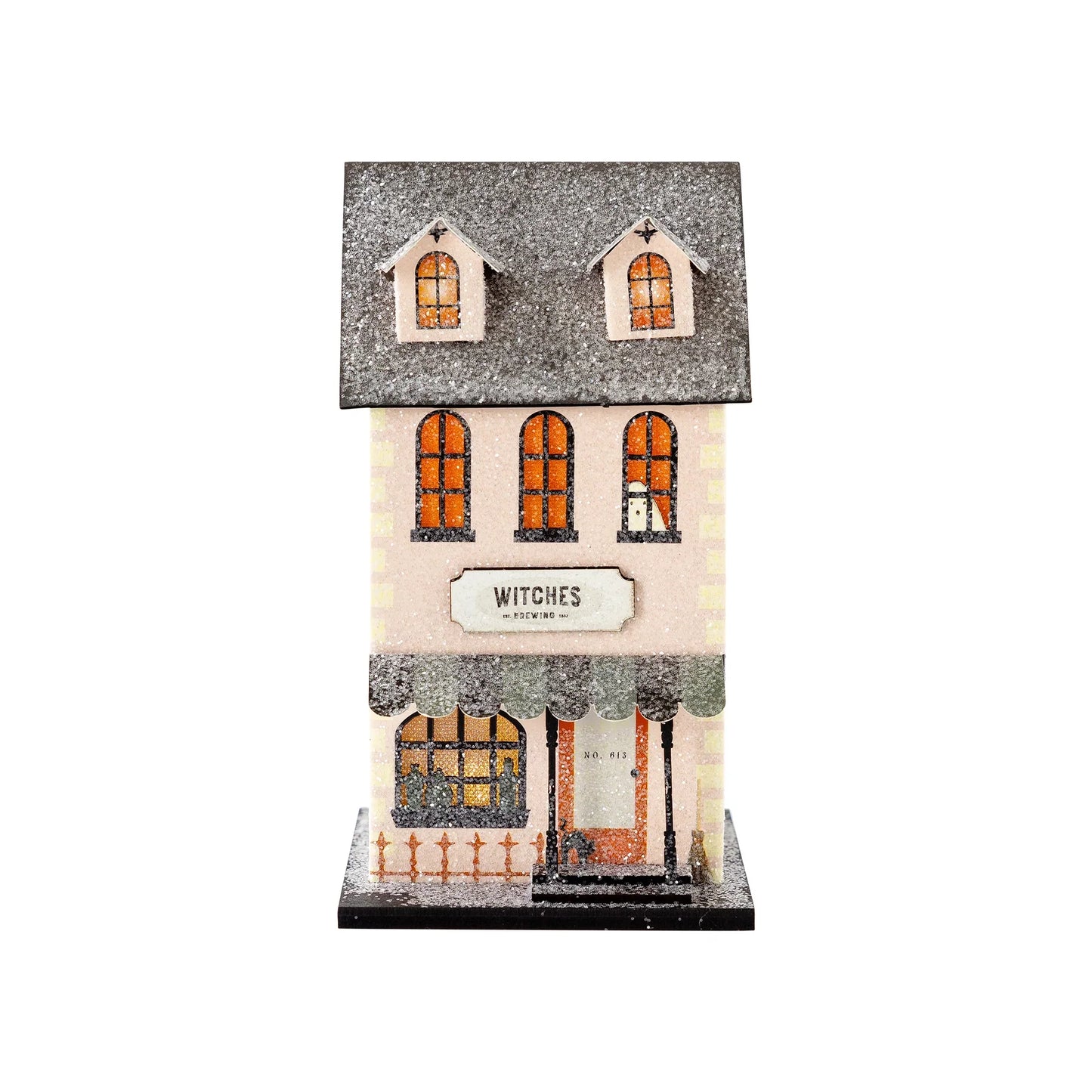 Light-Up Haunted Village House