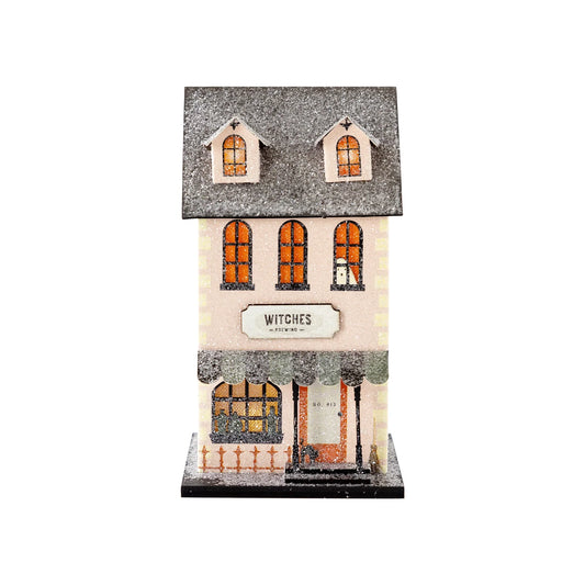 Light-Up Haunted Village House