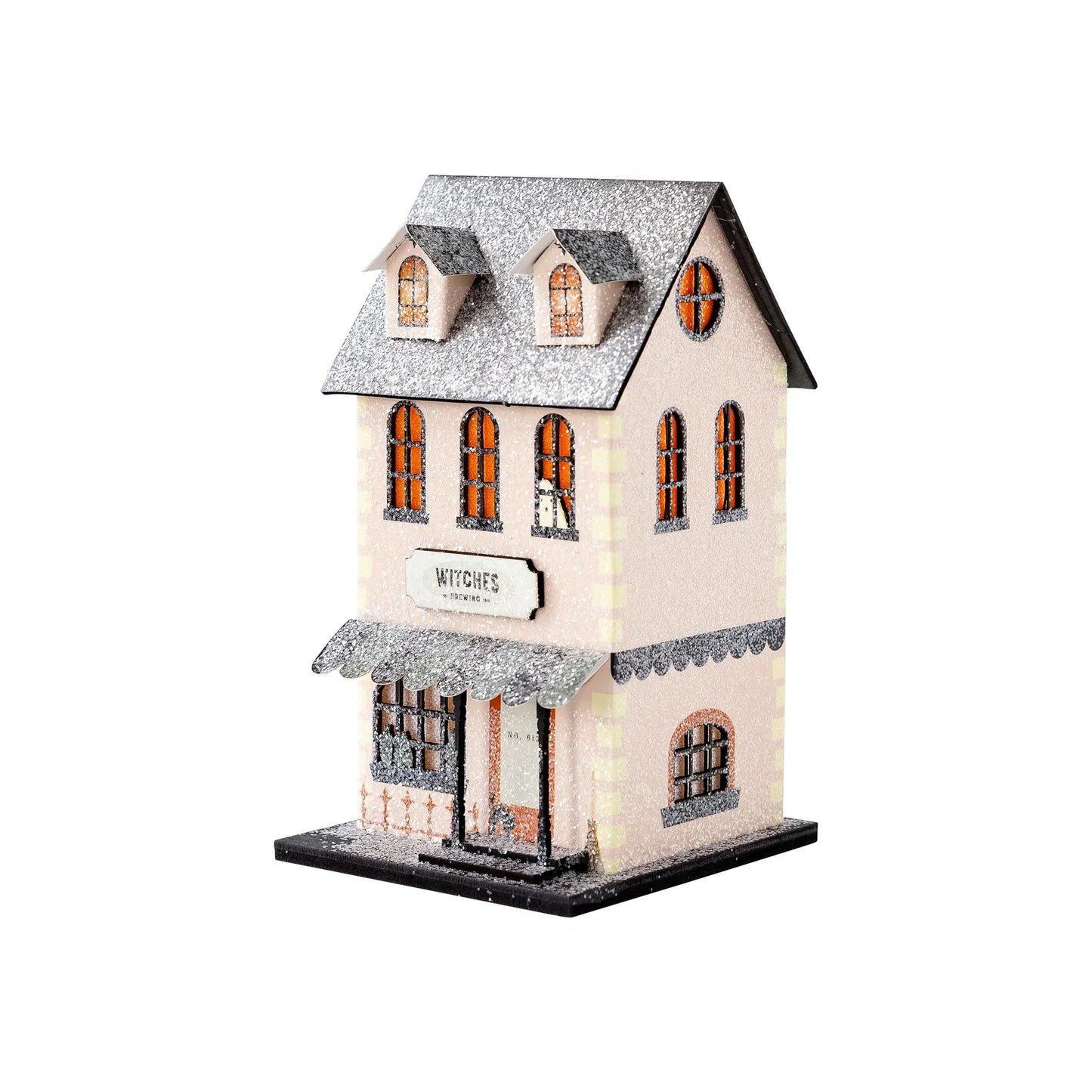 Light-Up Haunted Village House