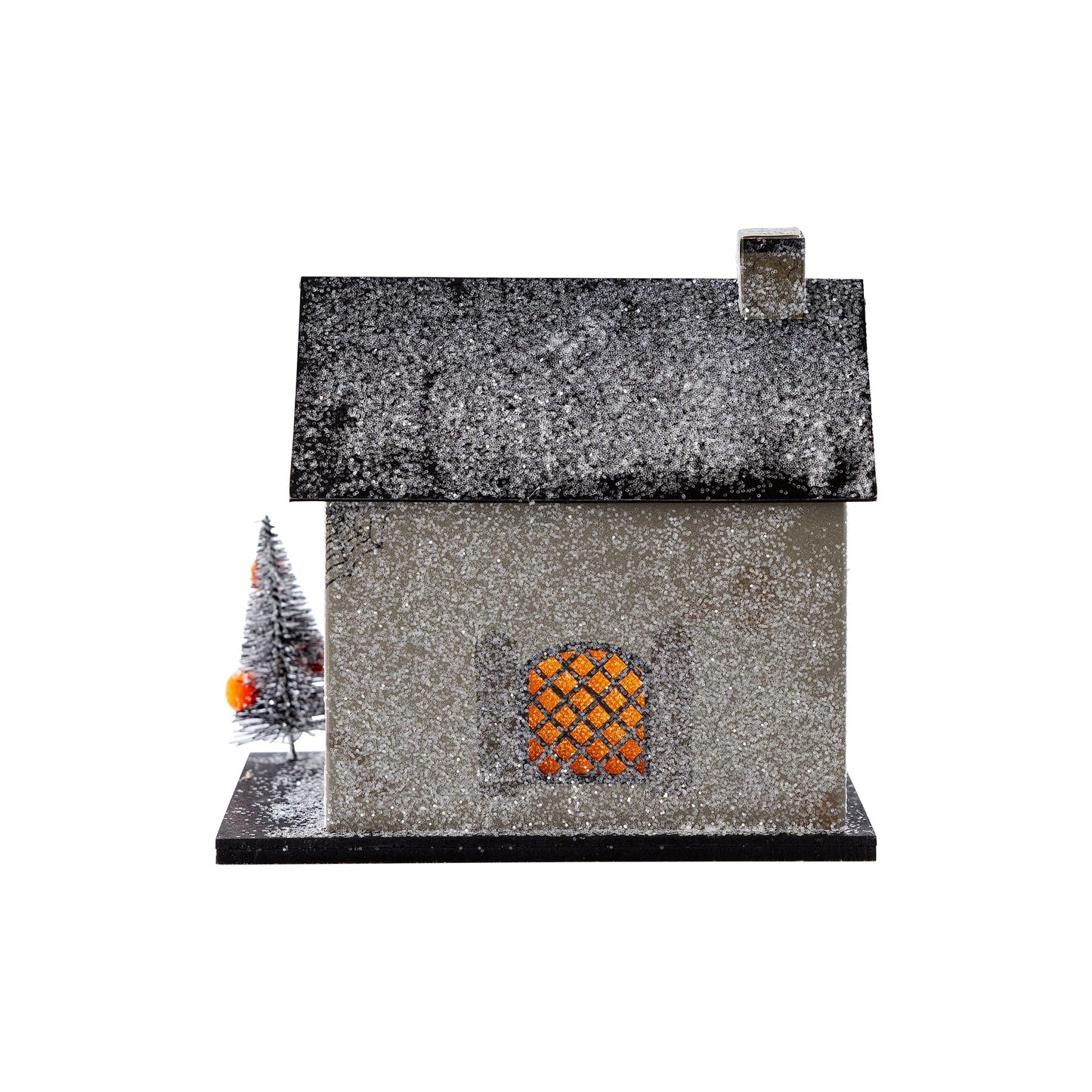 Light-Up Witch Cottage Halloween Decor, 5.5 in