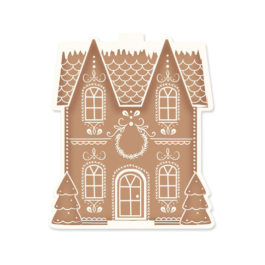 Gingerbread Mansion Holiday Tray